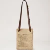 Crochet Crossbody Bag Natural Crochet Raffia Summer Edit
