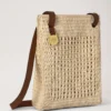 Crochet Crossbody Bag Natural Crochet Raffia Summer Edit