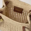 Crochet Crossbody Bag Natural Crochet Raffia Summer Edit