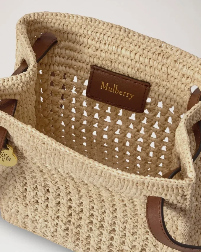 Crochet Crossbody Bag Natural Crochet Raffia Summer Edit