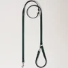 Crossbody Dog Leash Mulberry Green Small Classic Grain