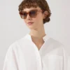 Daisy Sunglasses Blonde Horn Bio Acetate & Bio Nylon