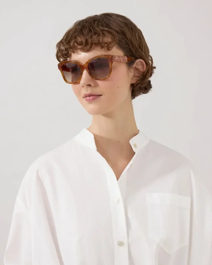 Daisy Sunglasses Blonde Horn Bio Acetate & Bio Nylon
