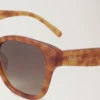 Daisy Sunglasses Blonde Horn Bio Acetate & Bio Nylon