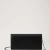 Darley Clutch Black High Shine Leather Women