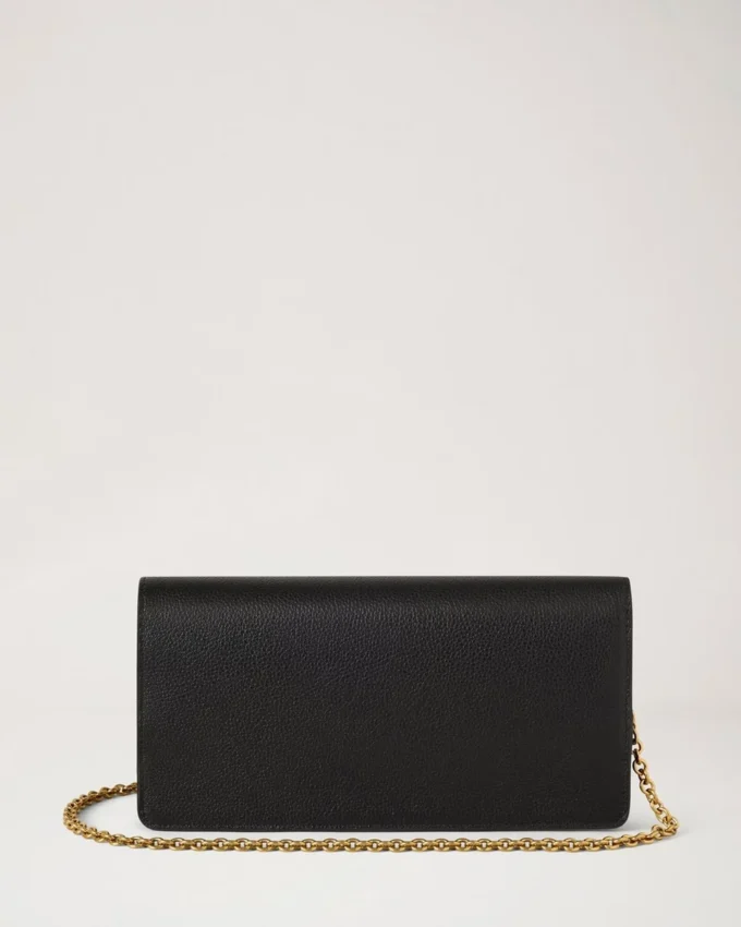 Darley Clutch Black Small Classic Grain Women