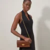 Darley Clutch Oak Two-Tone Small Classic Grain Women
