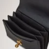 Darley Concertina Wallet Black Small Classic Grain