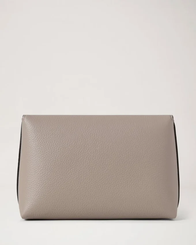 Darley Cosmetic Pouch Cashmere Taupe Small Classic Grain