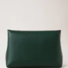 Darley Cosmetic Pouch Mulberry Green Heavy Grain