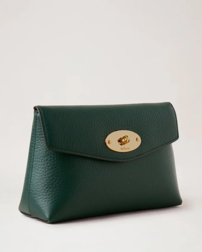 Darley Cosmetic Pouch Mulberry Green Heavy Grain