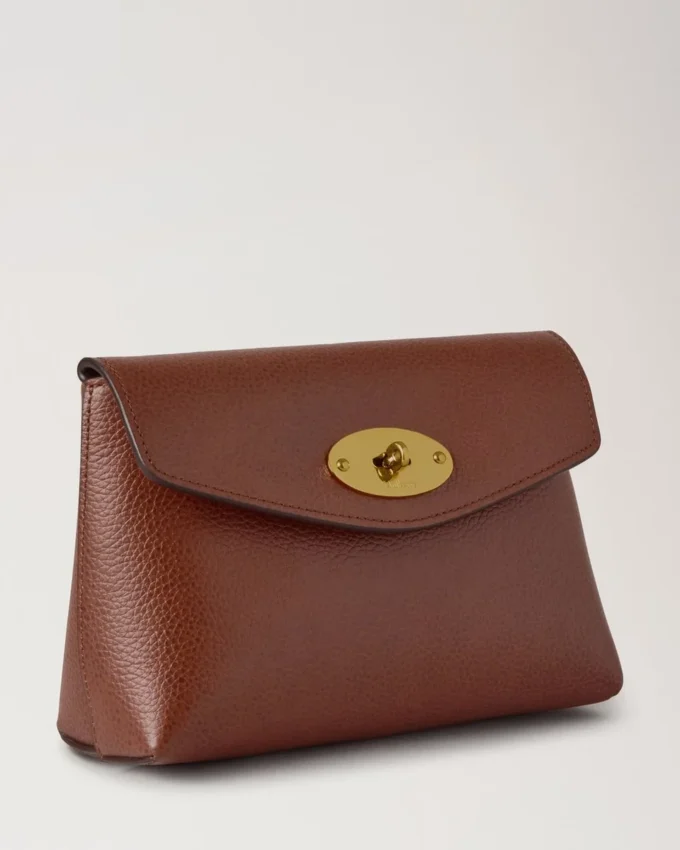 Darley Cosmetic Pouch Oak Small Classic Grain Women