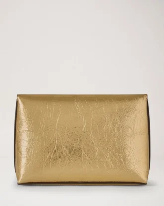 Darley Cosmetic Pouch Somerset Gold Grainy Metallic