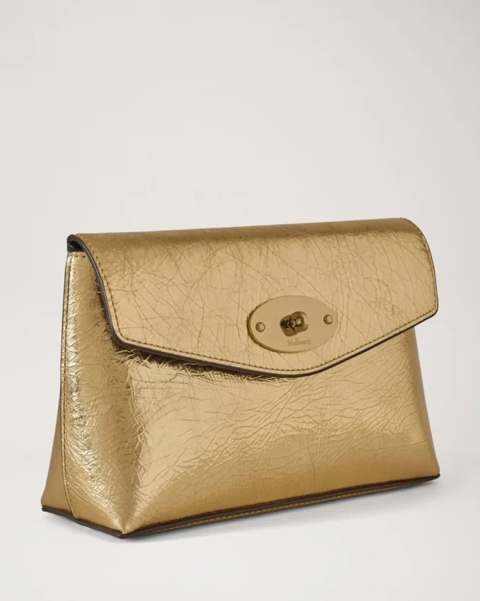 Darley Cosmetic Pouch Somerset Gold Grainy Metallic