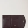 Darley Folded Multi-Card Wallet Black Cherry Small Classic Grain