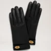 Darley Gloves Black Smooth Nappa Scarves & Hats