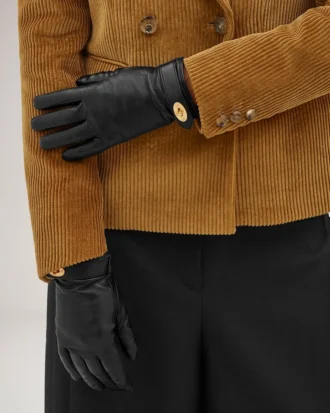 Darley Gloves Black Smooth Nappa Scarves & Hats