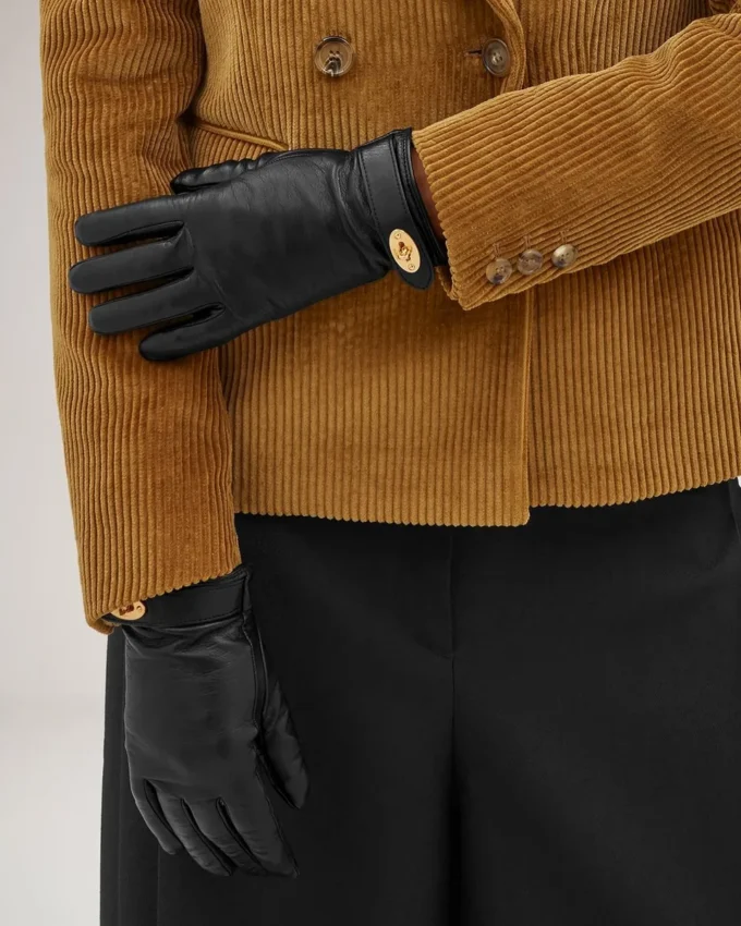 Darley Gloves Black Smooth Nappa Scarves & Hats