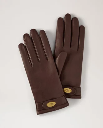 Darley Gloves Ebony Nappa & Cashmere Hats & Gloves