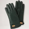 Darley Gloves Mulberry Green Smooth Nappa Darley