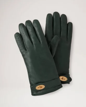 Darley Gloves Mulberry Green Smooth Nappa Darley