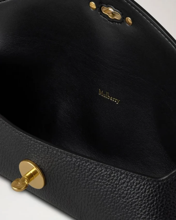Darley Small Pouch Black Small Classic Grain Women