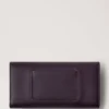 Darley Wallet Deep Aubergine Small Classic Grain