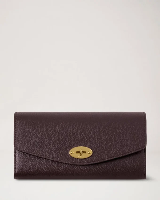 Darley Wallet Ebony Small Classic Grain Women