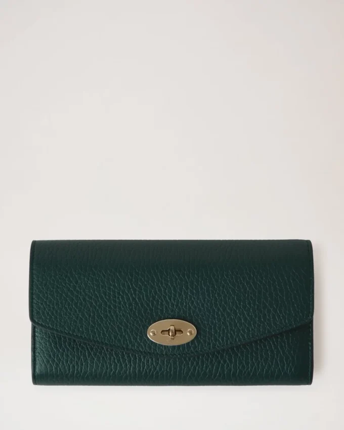 Darley Wallet Mulberry Green Heavy Grain Darley