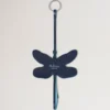 Dragonfly Keyring Night Sky Silky Calf Women