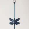 Dragonfly Keyring Night Sky Silky Calf Women