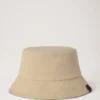 Embroidered Bucket Hat Ecru Cotton Summer Edit