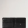 Farringdon 8 Card Wallet Black Small Pebble Grain
