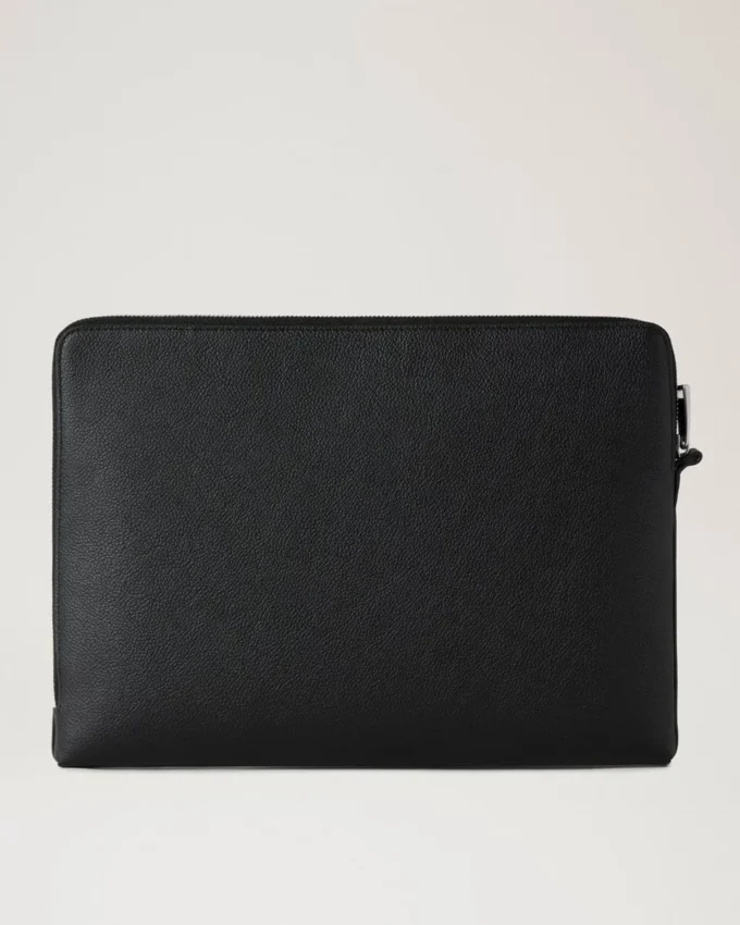 Farringdon Tech Folio Black Small Pebble Grain Women