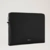 Farringdon Tech Folio Black Small Pebble Grain Women