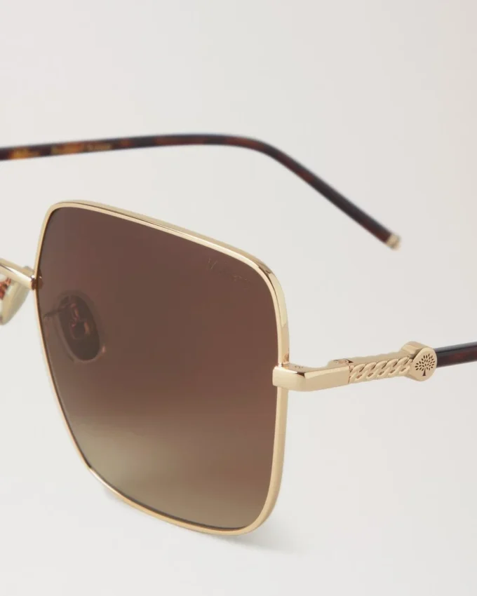 Flora Sunglasses Taupe Brown Bio Acetate & Bio Nylon