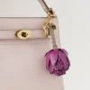 Flower Keyring – Pom Pom Orchid Bloom Mixed Material