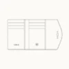 Darley Folded Multi-Card Wallet Marina Blue Small Classic Grain