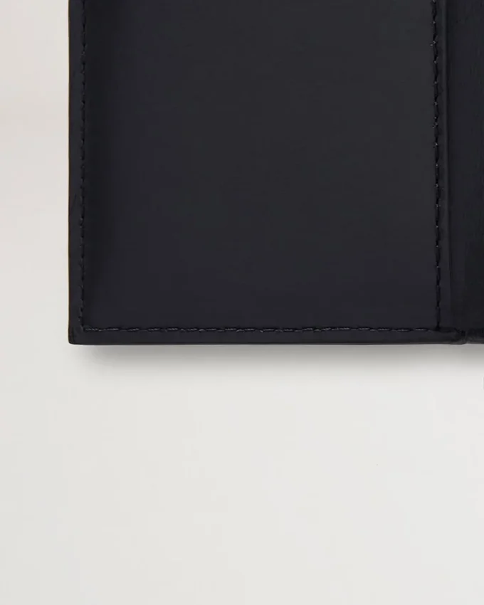 Folded Multi-Card Wallet Mulberry Green Small Classic Grain