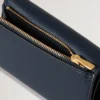 Folded Multi-Card Wallet Night Sky Small Classic Grain