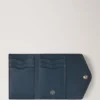 Folded Multi-Card Wallet Stormy Blue Ostrich Women