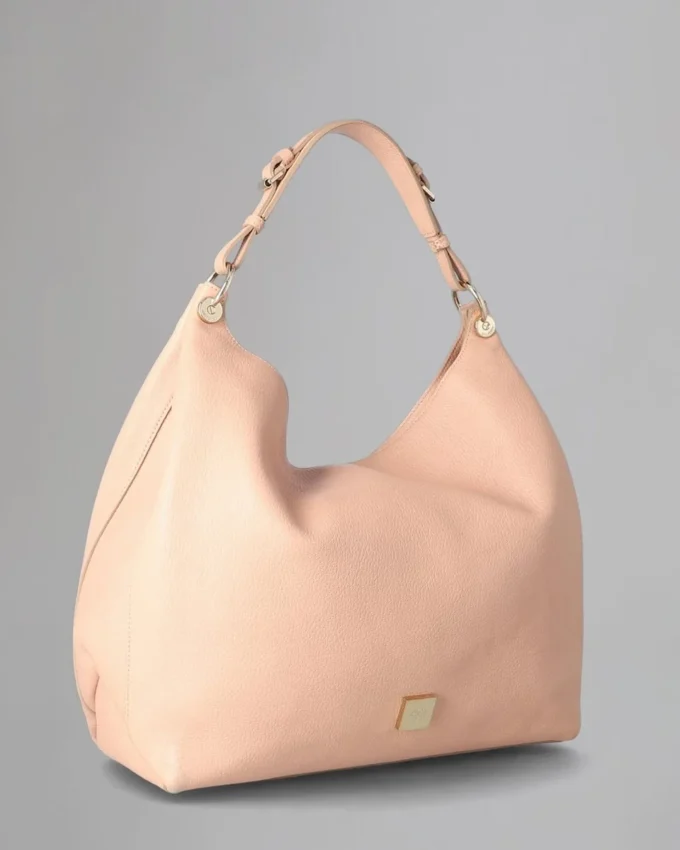 Freya Pre-Loved Rose Petal Goat Printed Calf Pre-Loved Bags