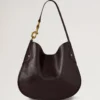 Hackney Shoulder Bag Ebony Shiny Buffalo Women