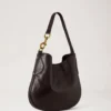 Hackney Shoulder Bag Ebony Shiny Buffalo Women