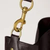 Hackney Shoulder Bag Ebony Shiny Buffalo Women