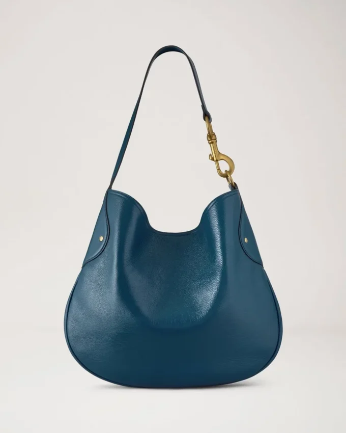 Hackney Shoulder Bag out of the Blue High Shine Leather