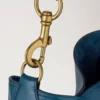 Hackney Shoulder Bag out of the Blue High Shine Leather
