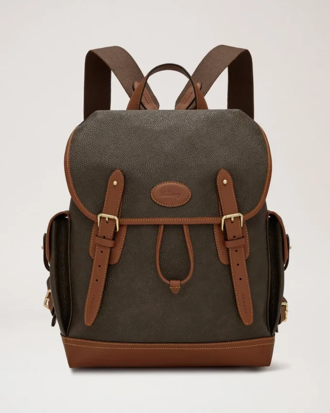 Heritage Backpack Mole & Cognac Bioveg Scotchgrain