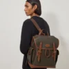 Heritage Backpack Mole & Cognac Bioveg Scotchgrain