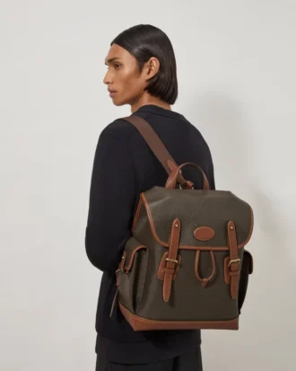 Heritage Backpack Mole & Cognac Bioveg Scotchgrain
